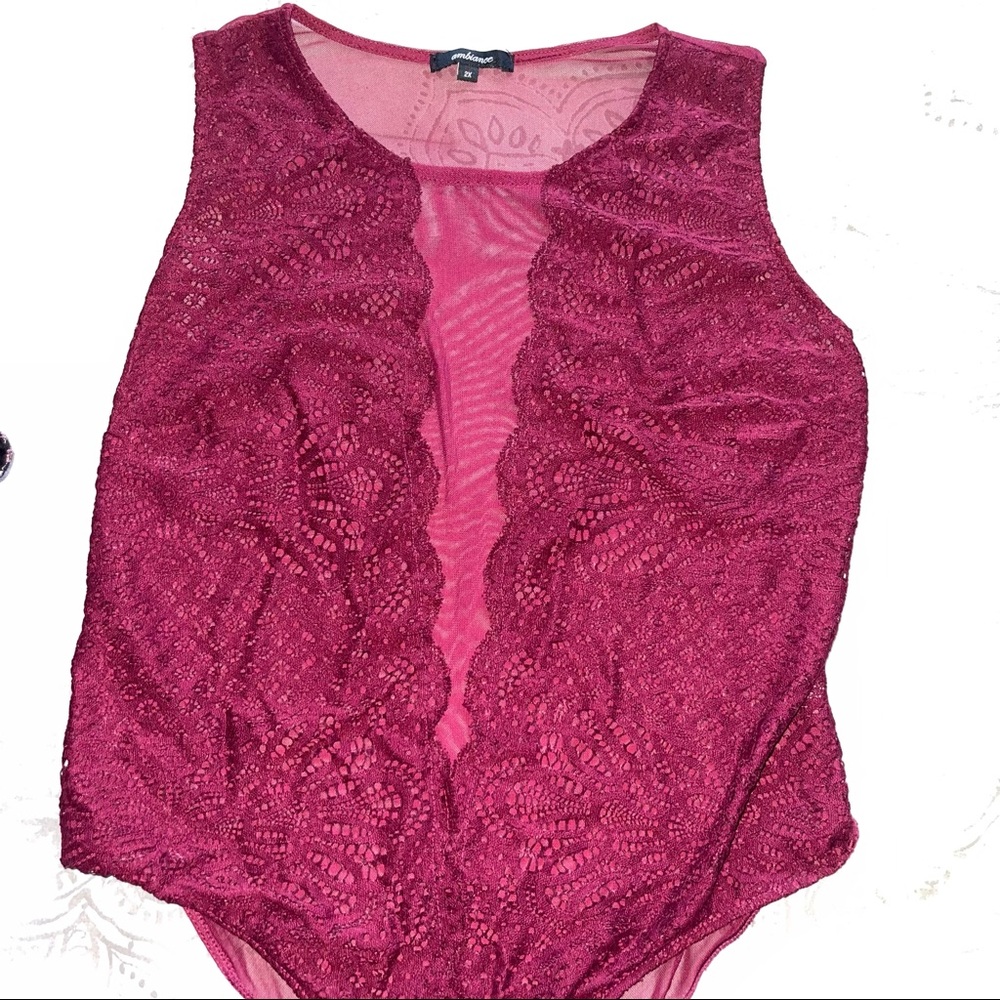 Lace body suit